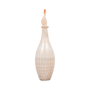 Vaso in vetro a goccia con decorazione a foglia, vaso scultoreo per fiori, per decorazioni per la casa, camera da letto, ufficio, tavolo - Product Image 3