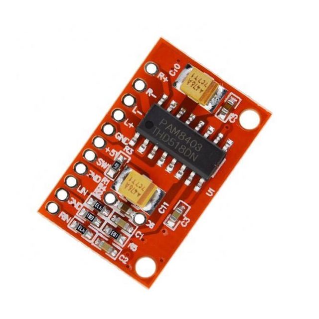 BOM 3W*2 Mini Digital Power Audio Amplifier Board DIY Stereo USB DC 5V Power Supply PAM8403
