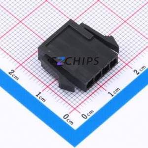 XD-43640-4EY Housing (Wire-to-Board / Wire-to-Wire) P=3mm Connector ( Jack Structure: 1x4P )( Pitch: 3mm )( Row Spacing: 3mm ) - Product Image 2