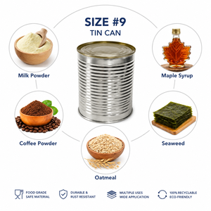 Latas de hojalata personalizadas Jinko de 600 ml, 700 ml, 800 g con materiales reciclados para leche en polvo para bebés - Product Image 2
