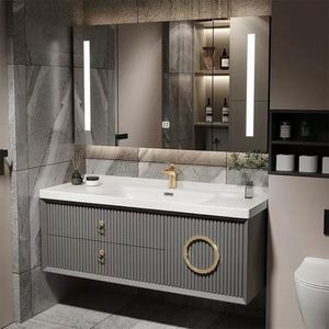 Wholesale New Design Modern <b>Mirrored</b> Modern Bathroom Vanity - Product Image 5