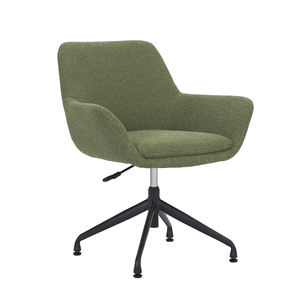 Wholesale Swivel Adjustable <strong>Office</strong> <strong>Chair</strong> <strong>Green</strong> Fabric Upholstered Home Desk <strong>Chair</strong> - Product Image 6