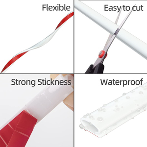 19.6 ft Cao Su Cửa Ra Vào & Cửa Sổ Thời Tiết Tước Cách Âm Dải Cách Nhiệt Tự Dính Khung Cửa Khoảng Cách Chặn Dải Con Dấu - Product Image 4