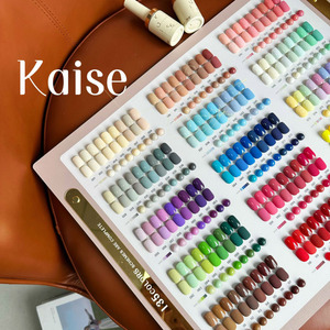 Kaise 135 Color High Quality Multicolor Nail <strong>Gel</strong> Set Quick Drying MSDS Large Non-toxic UV <strong>Gel</strong> <strong>Kit</strong> with Color Chart Display Book - Product Image 2