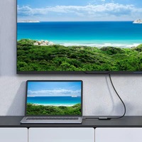 Adaptateur de câble USB Type C vers HDMI femelle 4K HDTV pour Samsung et ordinateur portable tablette connectée à la télévision