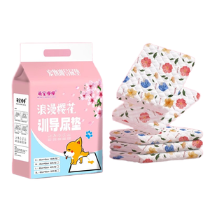 Rosa stampato Pet urina Pad pannolino ispessito linfa assorbente carta velina cane addestramento Toilet guida assistenza infermieristica cucciolo Pet - Product Image 1