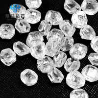 Diamant brut synthétique (cultivé en laboratoire) HPHT de haute qualité, couleur E, taille brillante, 3-5 carats, pour applications de joaillerie
