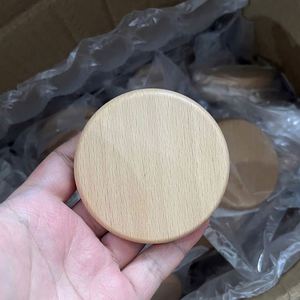 7cm Round Wooden Beer Bottle Opener with Magnet for Refrigerator - Product Image 4