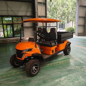 Voiturette de golf électrique 6 places 4 roues Batterie au lithium rechargeable Durable pour les terrains de golf et les zones touristiques - Product Image 2