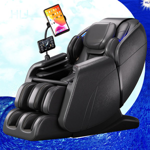 Home Massage Chair 4D SL Rail Full Body Massage With Heating And Wireless Charging Black - Product Image 1