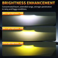 Lampe antibrouillard à lentille LED applicable pour Toyota Corolla, Prado, Prius, Vios, Reiz, Yaris, Land Cruiser, RAV4, Crown, Alphard, Previa