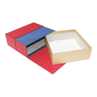 Boîte cadeau à double ouverture avec logo personnalisé OEM, en carton rigide gris, faite à la main, avec estampage à chaud et gaufrage, pour compléments alimentaires