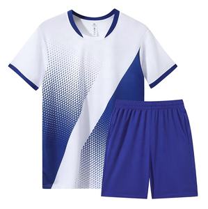 定制标志升华足球球衣制服泰国优质足球球衣套装绿色男子儿童足球球衣 - Product Image 5