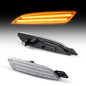 Phía trước dẫn bên đánh dấu đèn cho Porsche <span class=keywords><strong>Cayenne</strong></span> <span class=keywords><strong>958</strong></span> 2015-2019 Fender bội Thu Đèn hổ phách lần lượt đèn tín hiệu gói của 2 - Product Image 6