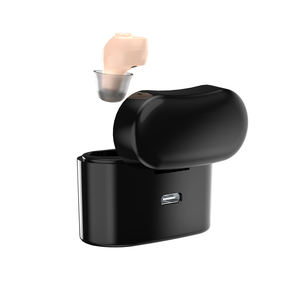 Alat Bantu Dengar Mini Nirkabel Isi Ulang Binaural dengan Peredam Kebisingan untuk Gangguan Pendengaran Ringan hingga Sedang - Meningkatkan Rehabilitasi Pendengaran - Product Image 1