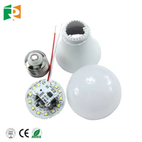 5/7/9/12W Sensor de microondas Radar Detector de movimiento Inteligente E27/B22 Bombillas de iluminación Tipo de globo Bombillas Led para uso doméstico