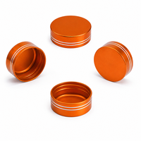 Bouchon à vis rond lisse de 43 mm à filetage fin, ajustement serré, durable, réutilisable, en vrac, pour pot d'onguent, emballage médical