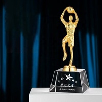 Trofeo de Cristal K9 Personalizado para Jugadores de Baloncesto, Premio de Campeonato en Oro, Plata y Bronce para Eventos Deportivos