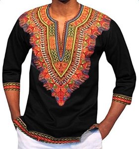 Chemise à imprimé africain pour hommes, dashiki pour T-shirts à la mode avec <span class=keywords><strong>boubou</strong></span> traditionnel - Product Image 2