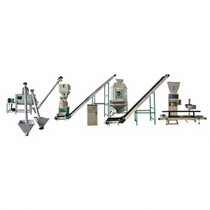 Fully Automatic <b>Feed</b> <b>Pellet</b> Production Line 5-15T/H Livestock Poultry <b>Feed</b> Mill with Siemens Motor NSK Bearing CE Certified - Product Image 1