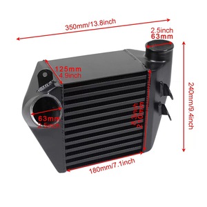 VW 99-05 Jetta <span class=keywords><strong>Golf</strong></span> GTI MK4 1.8T/1.9T Tdi Radiateur automobile Intercooler Tube-Fin 2.0T Moteur en stock Expédition rapide - Product Image 3