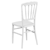 Chaises Napoléon en Résine Plastique Blanches Empilables Durables pour Mariages et Événements - Vente en Gros Chine
