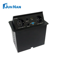 Enchufe Eléctrico Hidráulico Emergente para Mesa, Enchufe Empotrado Impermeable con Puerto USB, Enchufe para Reino Unido, Estados Unidos, Unión Europea y Australia para Muebles