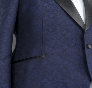 Vente chaude <span class=keywords><strong>bleu</strong></span> <span class=keywords><strong>marine</strong></span> classique de haute qualité associé à un <span class=keywords><strong>blazer</strong></span> de costume d'affaires à boutonnage simple pour hommes - Product Image 4