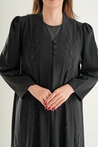 Produit de qualité en gros, robe Abaya islamique élégante personnalisée pour femmes, tenue de soirée, 2026 - Product Image 6