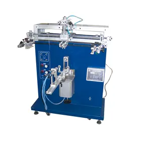 Vial silkscreen printer high precision multi color round silk screen printing machine for cosmetic glass bottle