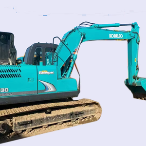 Excavatrice Kobelco SK130 d'occasion de haute qualité, 13 tonnes |   Excavatrice sur chenilles hydraulique d'occasion importée du Japon - Product Image 1