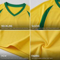 Maillot de football à manches longues Brésil 2026 à bas prix, style rétro Brasilcore, streetwear vintage, logo personnalisé