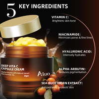 Gel Visage Éclaircissant Hydratant Anti-Âge à la Vitamine C, Essence à l'Acide Hyaluronique, Végétalien, Biologique, Sans Capsules VITA C Profondes