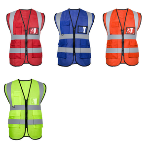 Chaleco <span class=keywords><strong>de</strong></span> Seguridad Reflectante <span class=keywords><strong>de</strong></span> <span class=keywords><strong>Alta</strong></span> <span class=keywords><strong>Visibilidad</strong></span> Personalizable para Trabajadores <span class=keywords><strong>de</strong></span> Construcción Vial y Saneamiento, <span class=keywords><strong>Ropa</strong></span> <span class=keywords><strong>de</strong></span> <span class=keywords><strong>Protección</strong></span> para Motociclistas - Product Image 6