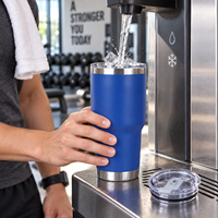 Gobelet isotherme de 30 oz en acier inoxydable, tasse de voyage, tasse à café, revêtement en poudre, pour la maison, les voyages, la salle de sport et les événements