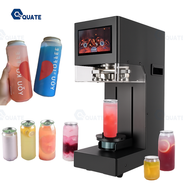 Automatic Can Sealing Machine Easy to Operate Packing Machinery for Commodity and Textile Capping for Cups Packaging