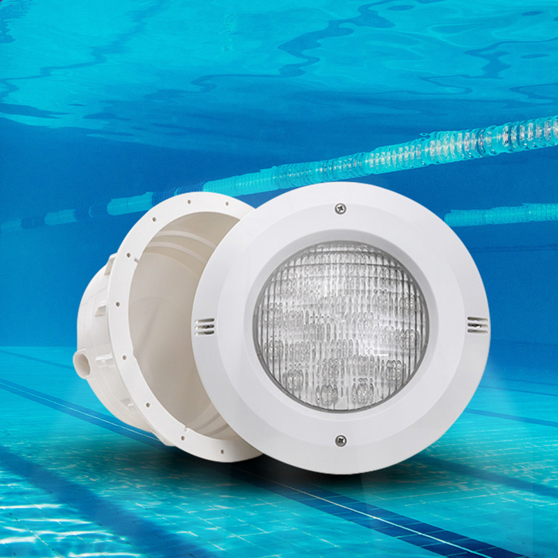 IP68 Waterproof Surface Mounted LED Pool Light Warm White Emitting ABS & PC Body Dimmable for Landscape Swimming Pool