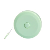 Ruban à mesurer automatique rétractable de 1,5 m/60 pouces, souple, coloré, flexible, rond, mini, en plastique, pour la mesure corporelle