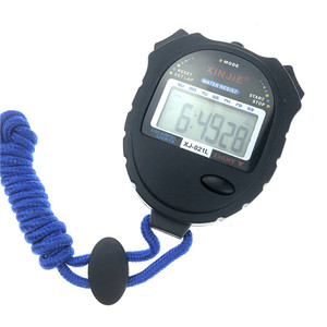 Xinjie Electronic Stopwatch XJ-021L Waterproof LCD Chronograph For Track Field Running Basketball Timing - Product Image 1