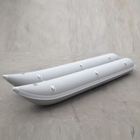 Tube flottant en PVC sur mesure de 3 m, tubes gonflables à ponton à performance stable pour la pêche