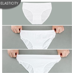 Ropa Interior <span class=keywords><strong>Desechable</strong></span> de Algodón Puro para Mujer, Bragas Desechables para Hospital, Posparto, Protección Corporal e Higiene - Product Image 3