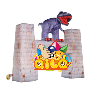 Ticari dinozor parkı tema kullanılan şişme giriş büyük dekor parti olay için şişme kemer dinozor kale hayvan giriş - Product Image 1