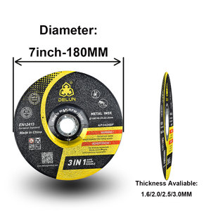 DELUN – disques de coupe en acier moulé de 7 pouces, prix bon marché, meule Abrasive en aluminium - Product Image 3