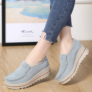 Men's Cow Leather Sneakers Round Toe Mesh Lining Invisible Breathable Height Increasing Casual Fashion Light Weight PVC Shoes - Product Image 2