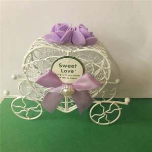 กล่องของขวัญงานแต่งงานรูปหัวใจโลหะ ZGBROTHERS สำหรับใส่ขนมและช็อกโกแลต พร้อมริบบิ้นประดับดอกไม้ ตกแต่งงานเลี้ยง ทำจากโพลีเอสเตอร์ - Product Image 6