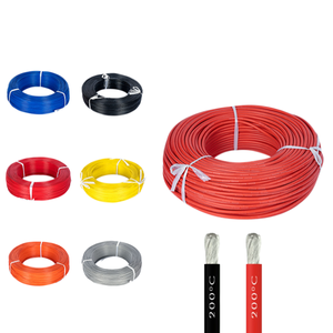 Fil en silicone ultra flexible 24 AWG UL3135 haute intensité 105 ° Batterie au lithium résistante aux hautes températures, pour drone modèle RC - Product Image 5