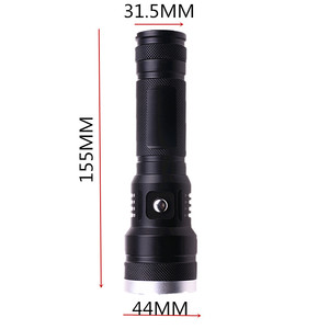 Đèn pin chiến thuật LED siêu sáng, mạnh mẽ, pin <span class=keywords><strong>26650</strong></span> lớn, sạc lại được, tầm xa 1km - Product Image 4