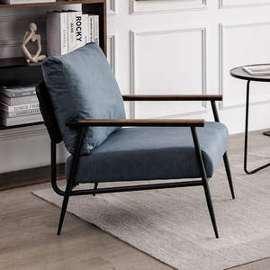 Chaise canapé simple réception et négociation, style nordique moderne et simple, <span class=keywords><strong>coussin</strong></span> de dossier confortable pour chaise de balcon - Product Image 5