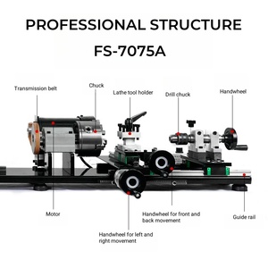 FuSai FS-7075A 500W Horizontal Pool Cue Repairing Lathe Machine 220V Infinitely Variable Speed Professional Billiard Snooker - Product Image 3