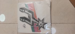 Motif carré personnalisé en strass thermocollants pour vêtements, sacs et chaussures, motif football Spurs - Product Image 4